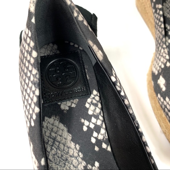 NEW Tory Burch Heather Ankle Wrap Espadrille Wedge - Picture 4 of 8